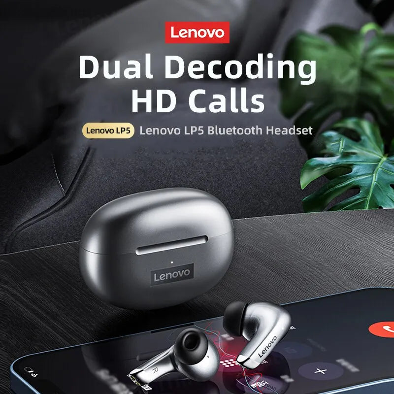 Original Lenovo LP5 fone bluetooth